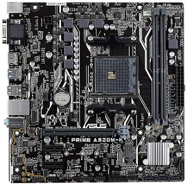 ASUS Prime A320M-K Gaming AMD Motherboard