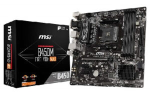 MSI B450M PRO M2 MAX Gaming m-ATX Motherboard